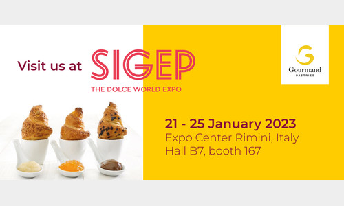 Gourmand Pastries è presente al SIGEP dal 21 al 25 gennaio 2023