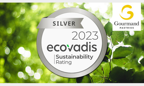 Gourmand Pastries ottiene la medaglia d'argento EcoVadis 2023!